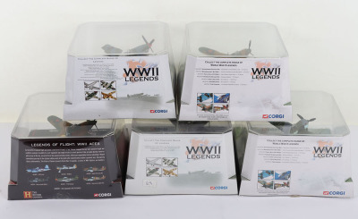Five Corgi Aviation Archive &lsquo;WWII Legends - 2