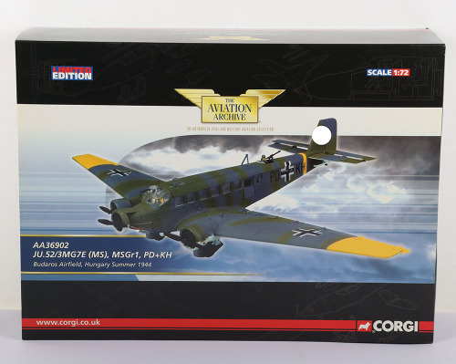 Corgi Aviation Archive Junkers JU52, Luftwaffe Aircraft