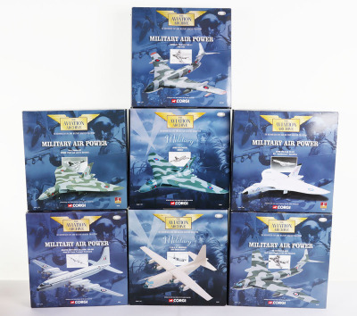 Seven Corgi Aviation Archive, &lsquo;Military Air Power&rsquo; Aircraft