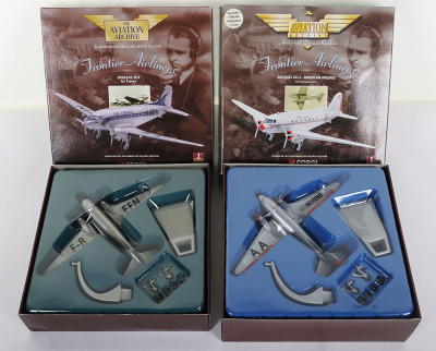 Nine Corgi Aviation Archive &lsquo;Frontier Airliners&rsquo; Aircraft - 4