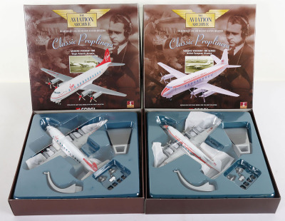 Eight Corgi Aviation Archive &lsquo;Classic Propliners&rsquo; Vickers Viscount&rsquo;s, all 1/144th scale - 3