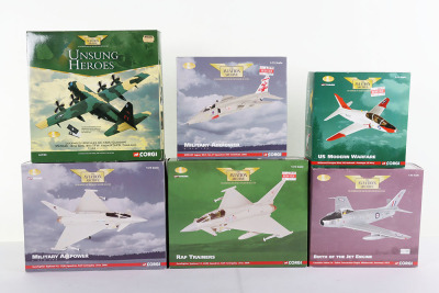 Six Corgi Aviation Archive Military Aircraft Models