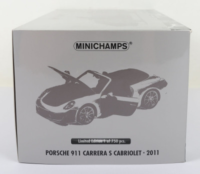 Minichamps 1:18 Scale Porsche 911 Carrera S Cabriolet 2011 - 5