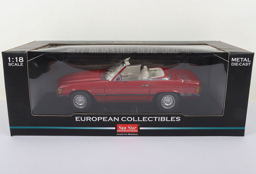 Sun Star European Collectibles 1977 Mercedes Benz 350 SL Cabriolet