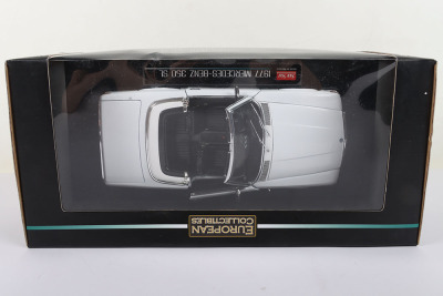 Sun Star European Collectibles 1977 Mercedes Benz 350 SL Open Convertible - 3