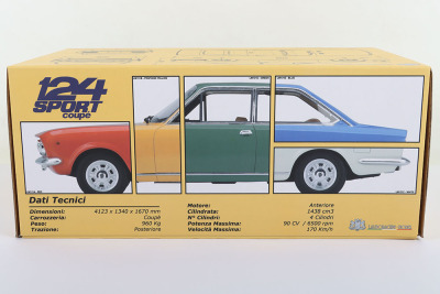 Laudoracing Fiat 124 Sport Coupe 1969 model 1:18 scale - 4
