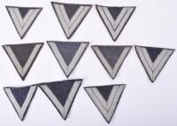 10x WW2 German Luftwaffe Rank Chevrons