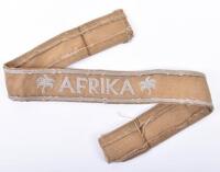 WW2 German Afrika Campaign Cuff Title