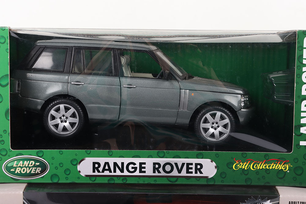 Two Boxed Ertl Collectibles Range Rover 1:18 Scale Models