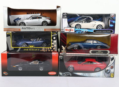 Six Boxed 1:18 Scale Model