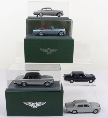 Three Neoscale Bentley Resin Models