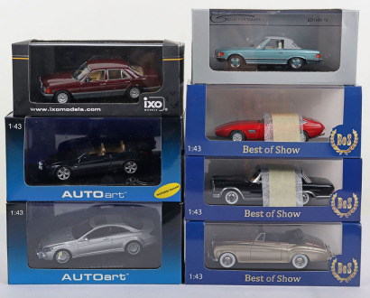 Seven Boxed 1:43 Scale Models