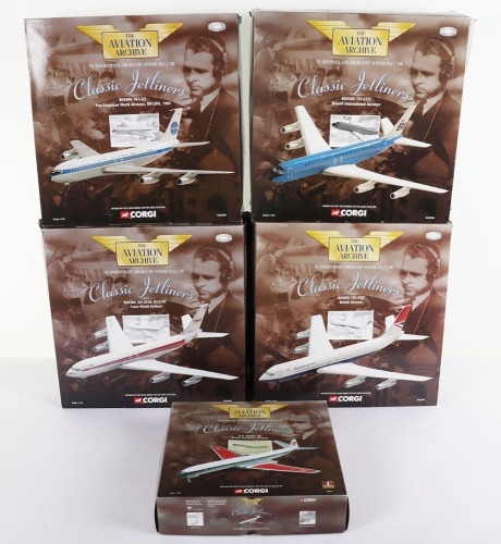Five Corgi Aviation Archive &lsquo;Classic Jetliners&rsquo; Aircraft,