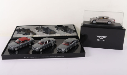 Minichamps Bentley Set Ed.61 Bentley Azure, Arnage T & Brooklands Limited Designer Series