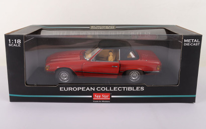 Sun Star 1977 Mercedes Benz 350 SL Closed Convertible