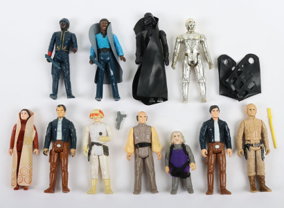 Eleven Vintage Star Wars The Empire Strikes Back loose action figures Kenner,