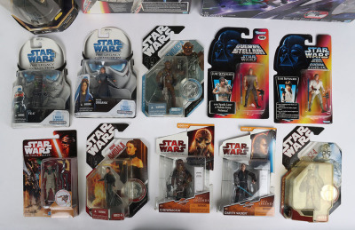 Thirty Four Modern Star Wars Action Figures and Vehicles New in box Hasbro. - 2