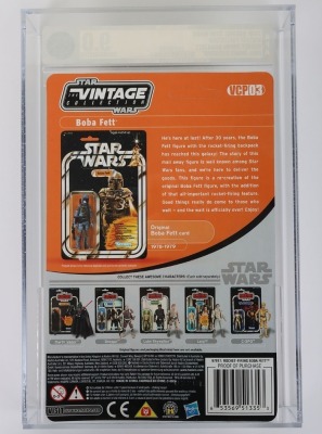 Vintage Collection VCP03 Rocket Firing Boba Fett Mail Away Exclusive Graded AFA. - 2