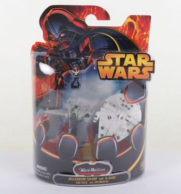 Scarce Star Wars Micro Machines Millenium Falcon and B-Wing Hasbro Standard Product Sample Sticker. - 5