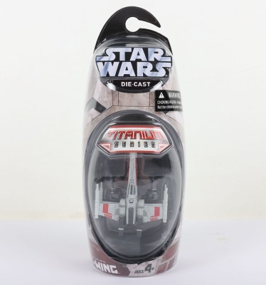 Scarce Star Wars Titanium Series Hasbro Standard Product Sample Sticker. - 5