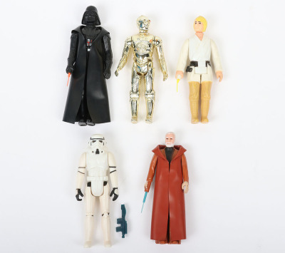 Five Vintage Star Wars of the First Twelve loose action figures Kenner. - 2
