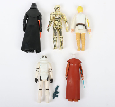 Five Vintage Star Wars of the First Twelve loose action figures Kenner. - 5
