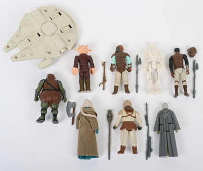 Eight Vintage Star Wars Return of the Jedi loose action figures Kenner. - 4