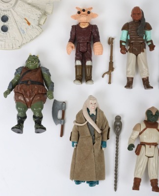 Eight Vintage Star Wars Return of the Jedi loose action figures Kenner. - 5