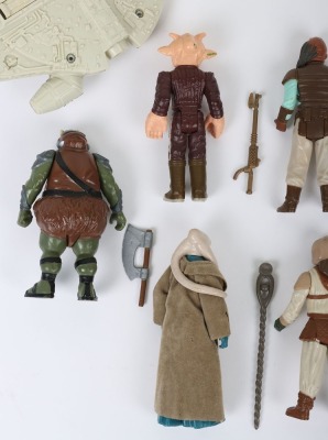 Eight Vintage Star Wars Return of the Jedi loose action figures Kenner. - 6