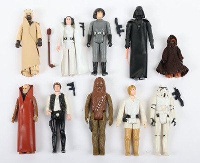 Ten Vintage Star Wars of the First Twelve loose action figures Kenner,