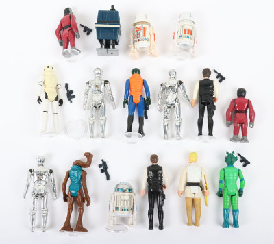 Sixteen Vintage Star Wars loose action figures Kenner. - 2