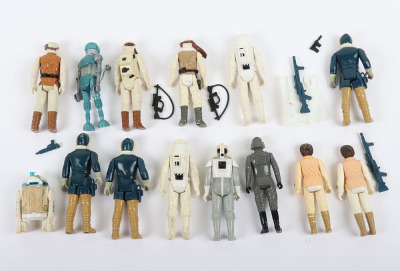 Fourteen Vintage Star Wars The Empire Strikes Back Hoth loose action figures Kenner, - 2
