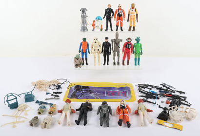Quantity of Vintage Star Wars Loose Action Figures Kenner.