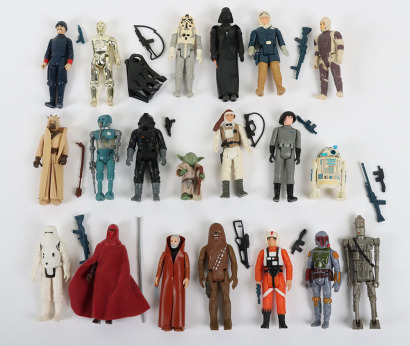 Vintage Star Wars Empire Strikes Back Carry Case and action figures.