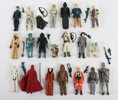 Vintage Star Wars Empire Strikes Back Carry Case and action figures.