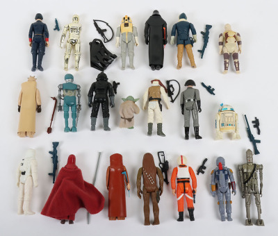 Vintage Star Wars Empire Strikes Back Carry Case and action figures. - 2