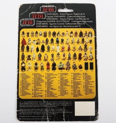 Scarce Vintage Star Wars Princess Leia Organa with Tri-Logo Card back Palitoy action figure. - 4