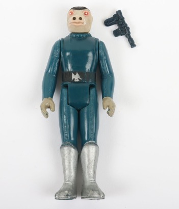 Scarce Vintage Star Wars Blue Snaggletooth action figure Kenner.