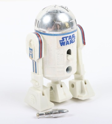 Scarce Vintage Star War Takara Japan R2-D2 Rocket Firing Mini Metal action figure 1978. - 2