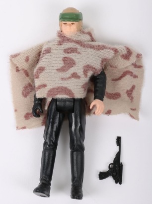 Vintage Star Wars Last 17 Luke Skywalker Poncho action figure Kenner.