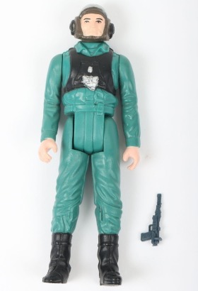 Vintage Star Wars Last 17 A-Wing Pilot action figure Kenner.