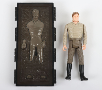Vintage Star Wars Last 17 Han Solo and Carbonite Block action figure Kenner,