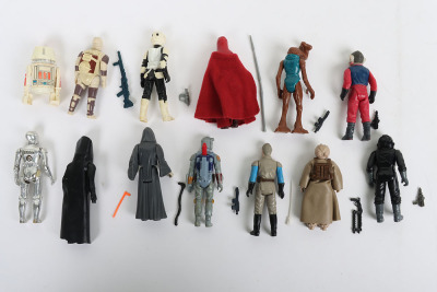 Thirteen Vintage Star Wars loose Complete action figures Kenner, - 2