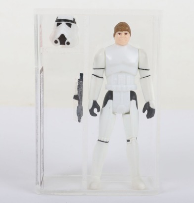 Vintage Star Wars Luke Skywalker Stormtrooper Last 17 Graded 85% UKG Action Figure 1985.