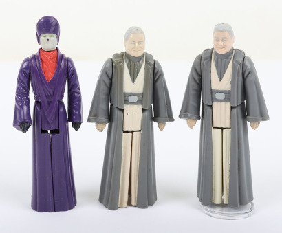 Three Vintage Star Wars Last 17 loose action figures Kenner.