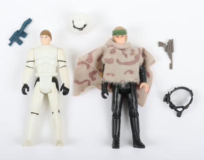 Two Vintage Star Wars Last 17 loose action figures Kenner.