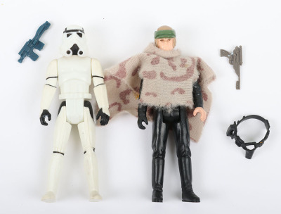 Two Vintage Star Wars Last 17 loose action figures Kenner. - 2