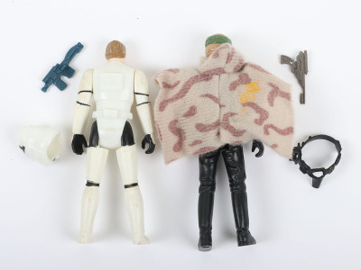 Two Vintage Star Wars Last 17 loose action figures Kenner. - 3
