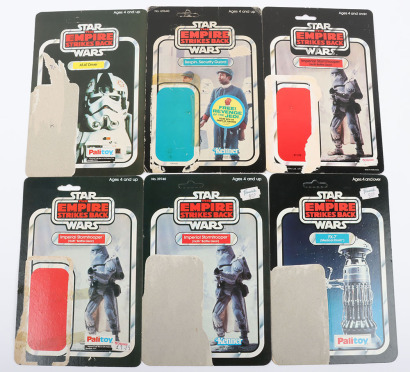 Ten Vintage Star Wars Card backs for loose action figures Kenner Palitoy Kenner.
