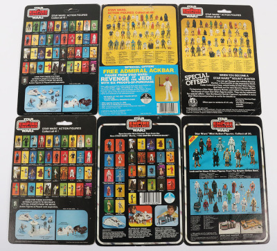 Ten Vintage Star Wars Card backs for loose action figures Kenner Palitoy Kenner. - 2